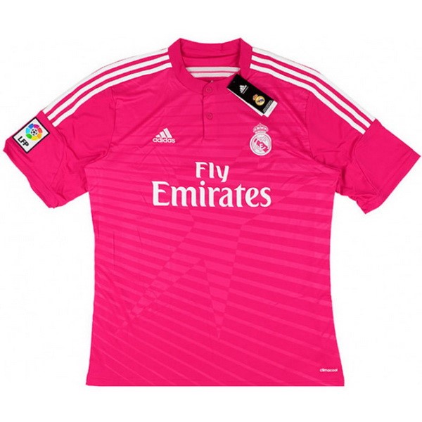 Camisetas Real Madrid Segunda equipo Retro 2014 2015 Rosa